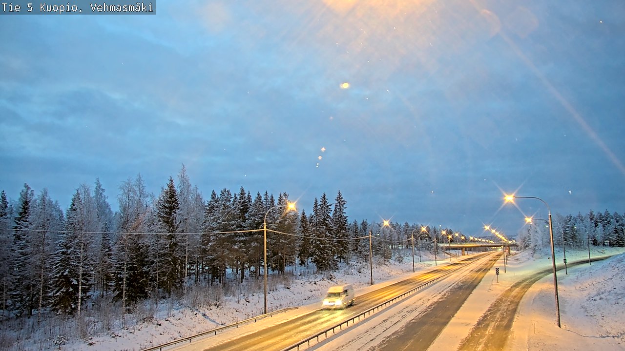 Kelikamerat Kuva Tie 5 Kuopio, Vehmasmäki, Kuopio, Pohjois-Savo