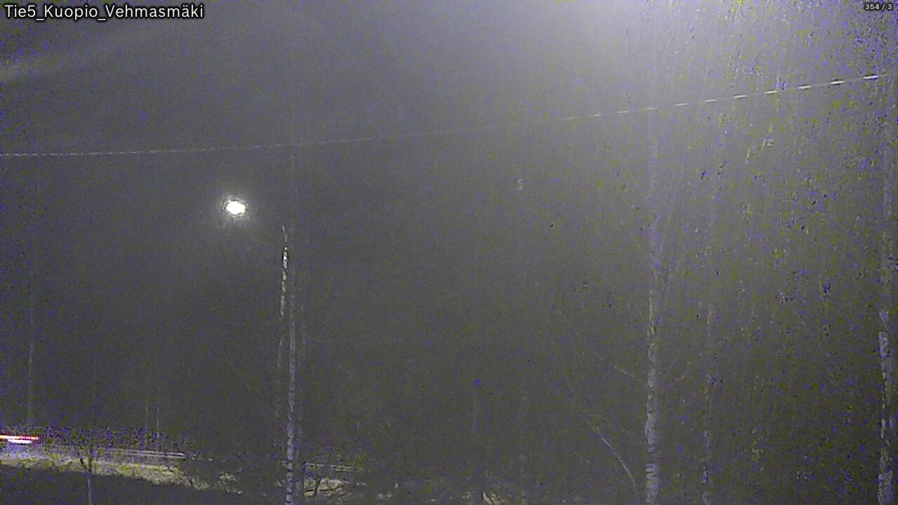 Weather Camera Image Väg 5 Kuopio, Vehmasmäki, Kuopio, Pohjois-Savo