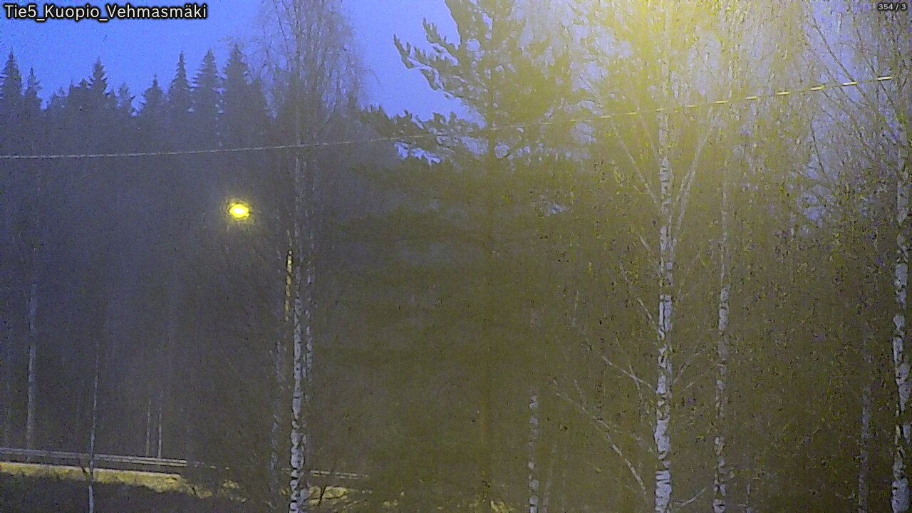 Weather Camera Image Väg 5 Kuopio, Vehmasmäki, Kuopio, Pohjois-Savo