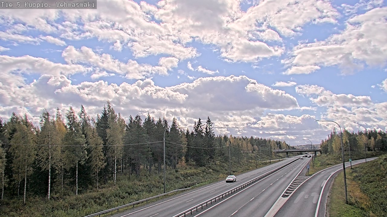 Kelikamerat Kuva Tie 5 Kuopio, Vehmasmäki, Kuopio, Pohjois-Savo