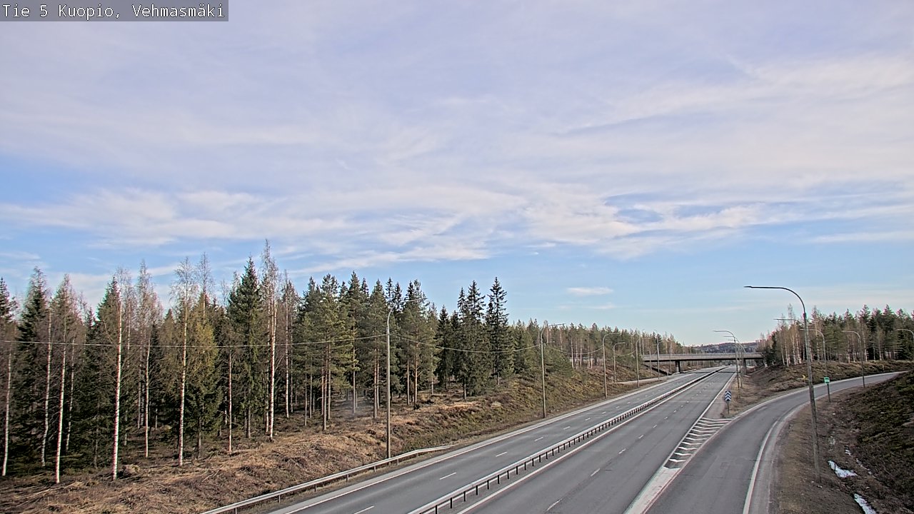 Kelikamerat Kuva Tie 5 Kuopio, Vehmasmäki, Kuopio, Pohjois-Savo