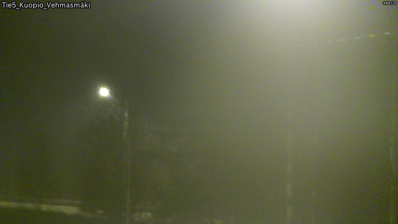 Weather Camera Image Road 5 Kuopio, Vehmasmäki, Kuopio, Pohjois-Savo
