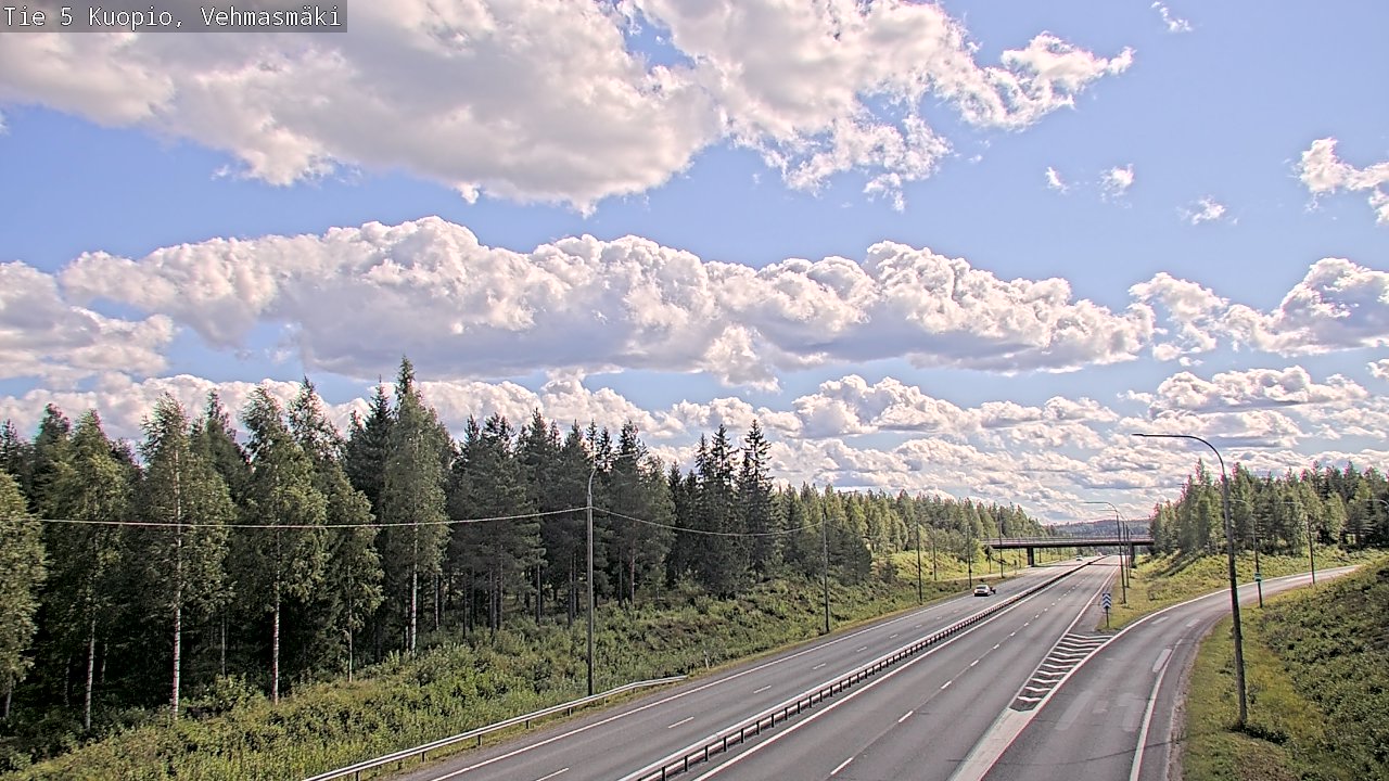Kelikamerat Kuva Tie 5 Kuopio, Vehmasmäki, Kuopio, Pohjois-Savo