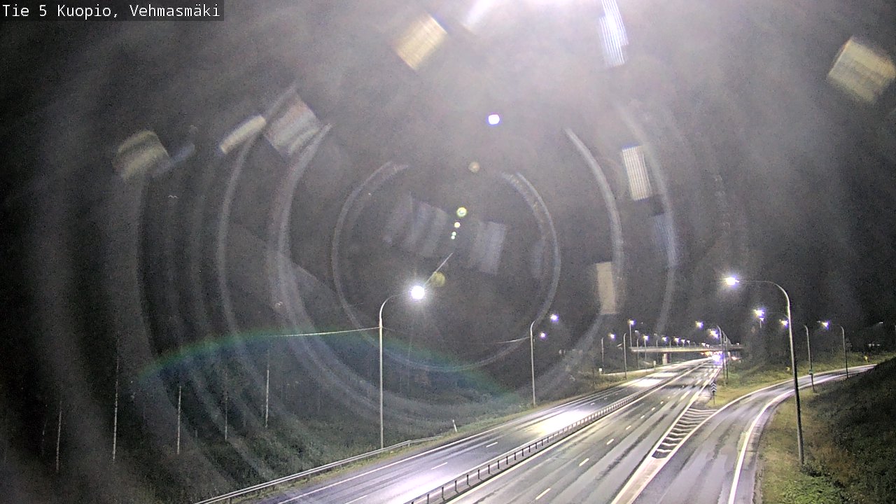 Weather Camera Image Road 5 Kuopio, Vehmasmäki, Kuopio, Pohjois-Savo