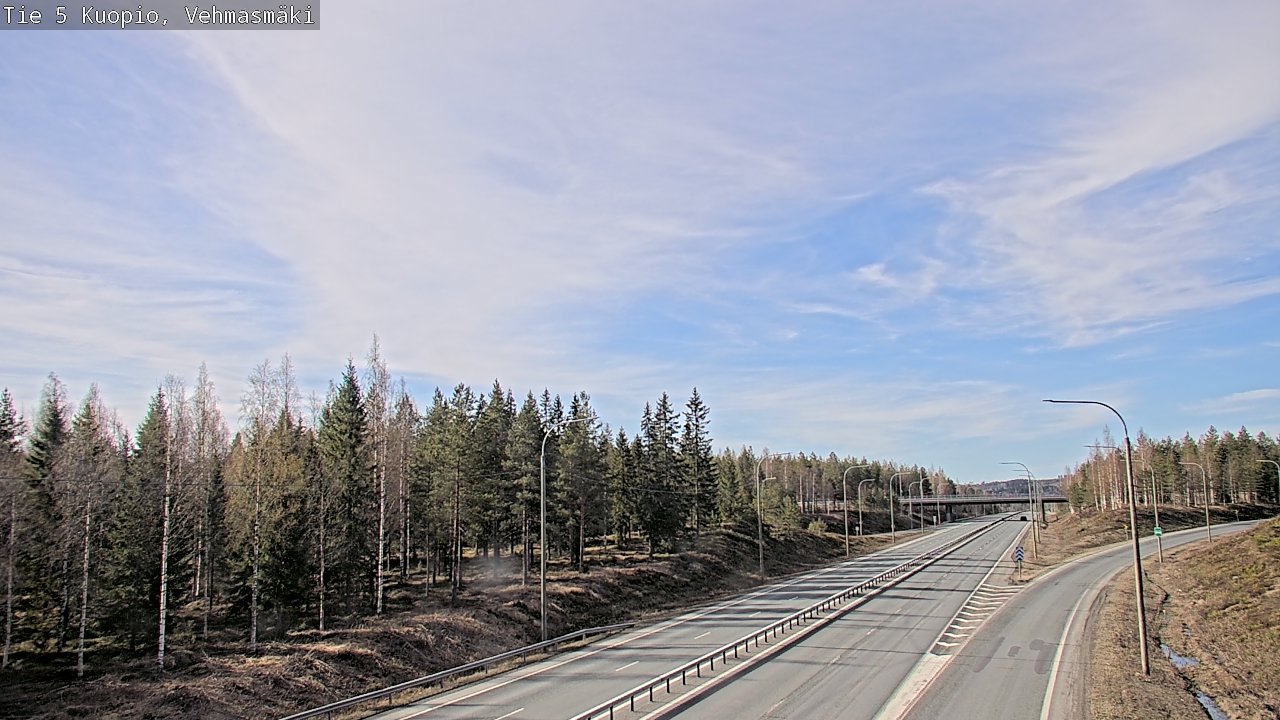 Kelikamerat Kuva Tie 5 Kuopio, Vehmasmäki, Kuopio, Pohjois-Savo