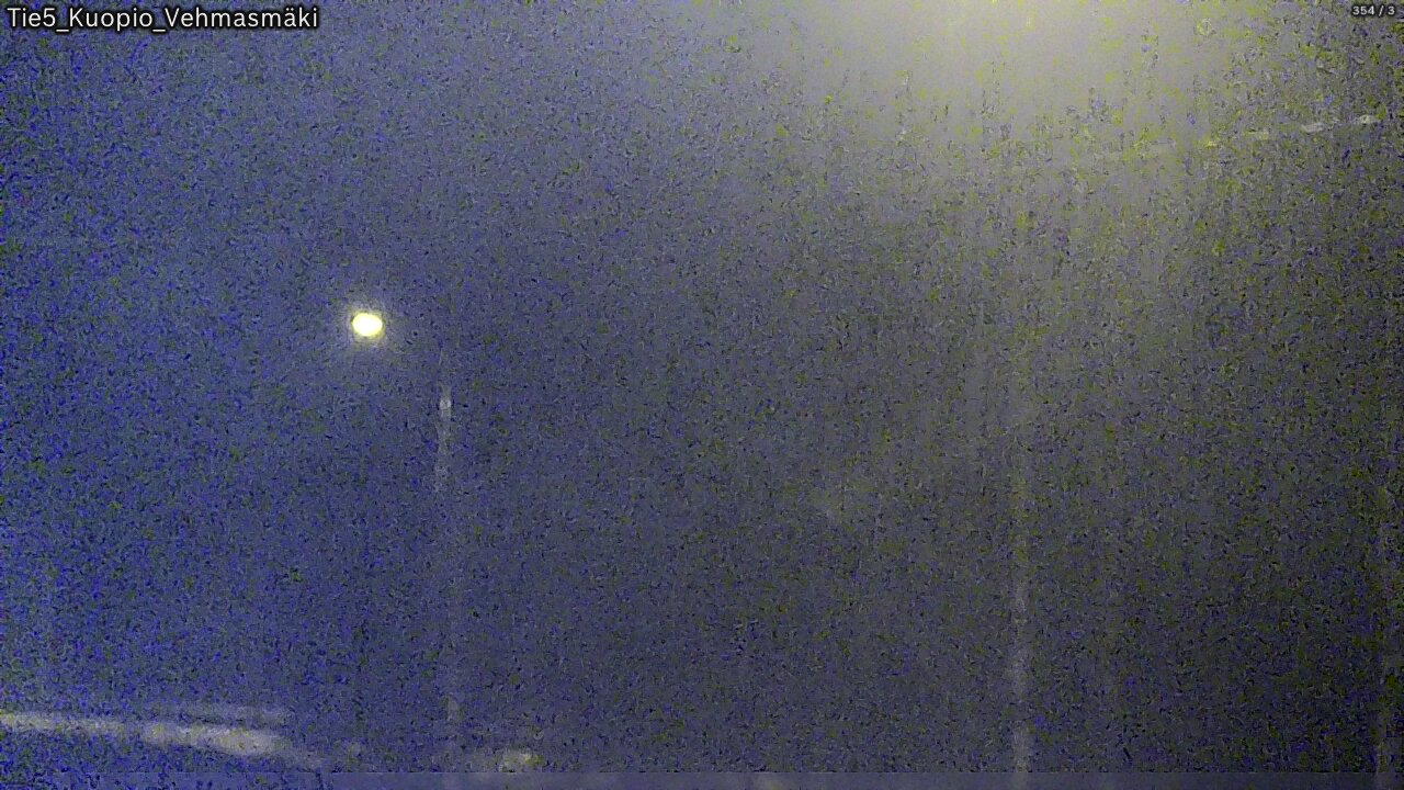 Weather Camera Image Väg 5 Kuopio, Vehmasmäki, Kuopio, Pohjois-Savo