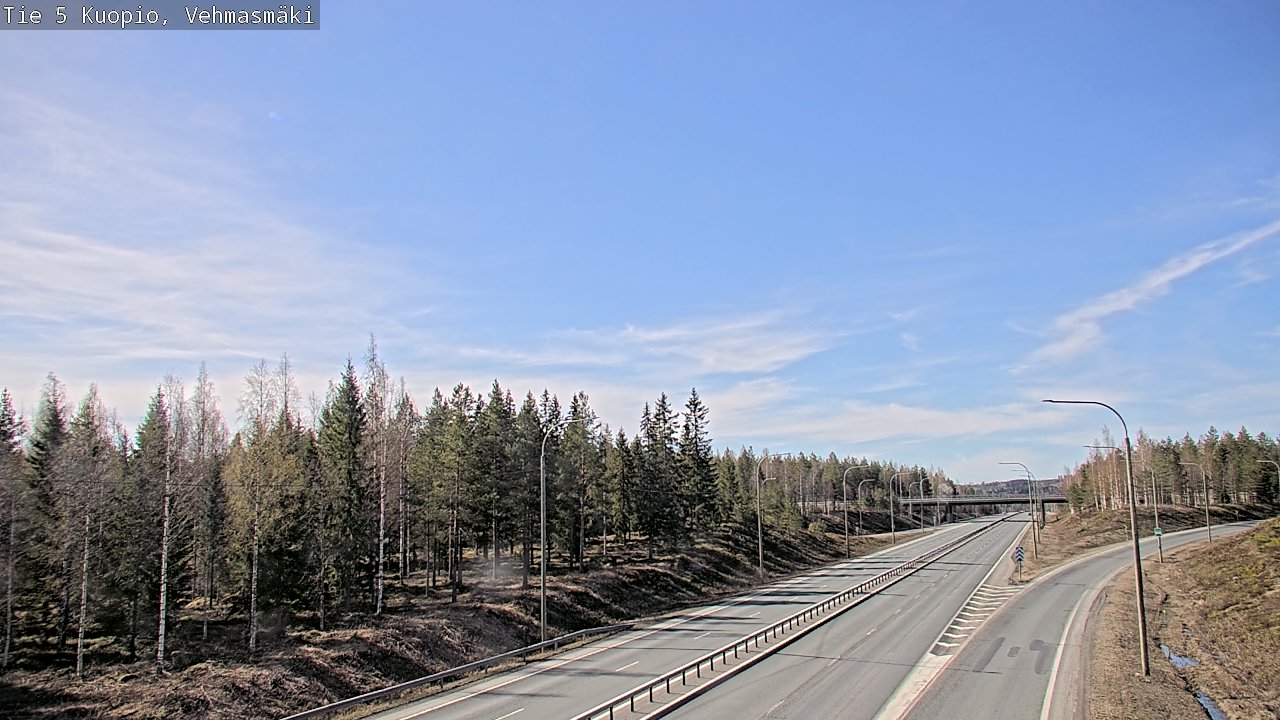 Kelikamerat Kuva Tie 5 Kuopio, Vehmasmäki, Kuopio, Pohjois-Savo