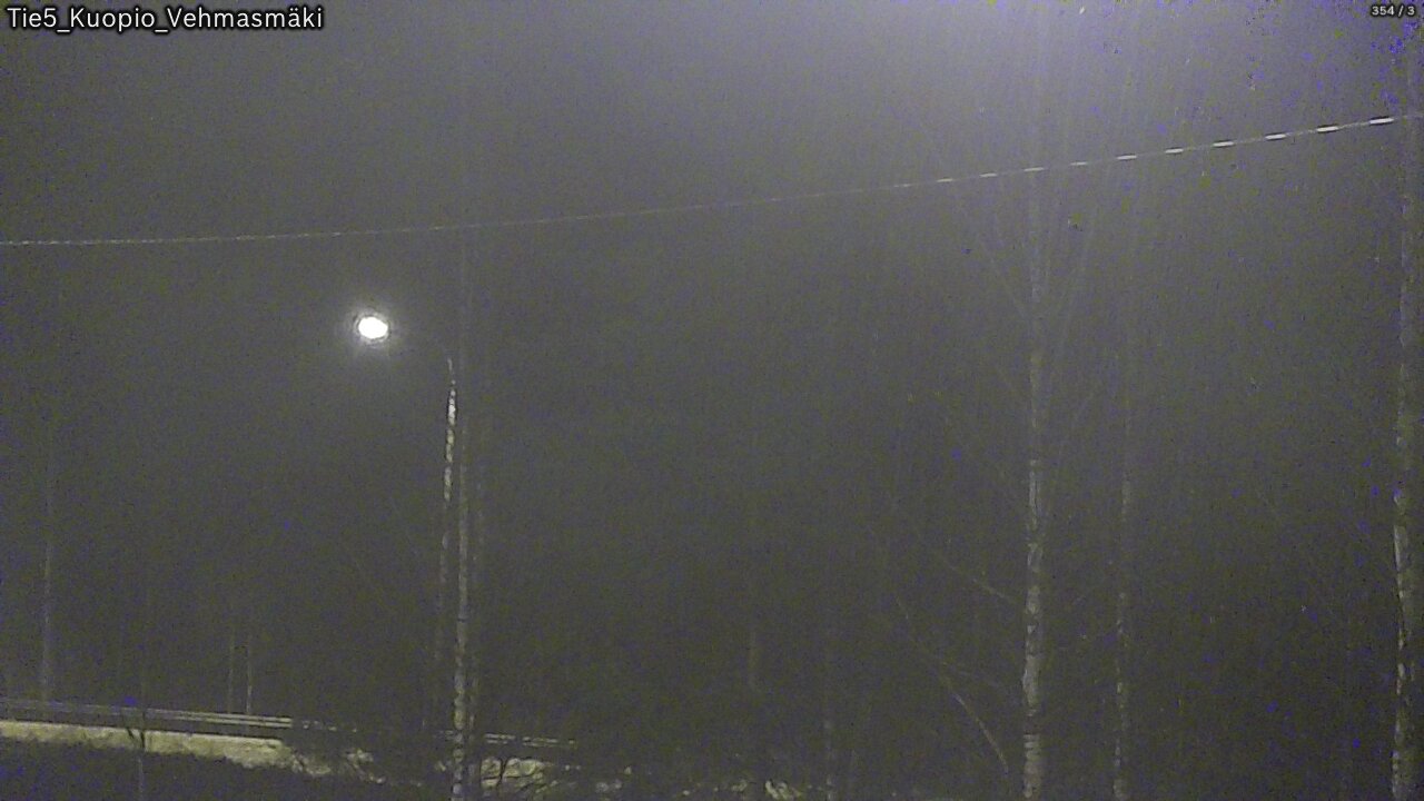 Weather Camera Image Väg 5 Kuopio, Vehmasmäki, Kuopio, Pohjois-Savo