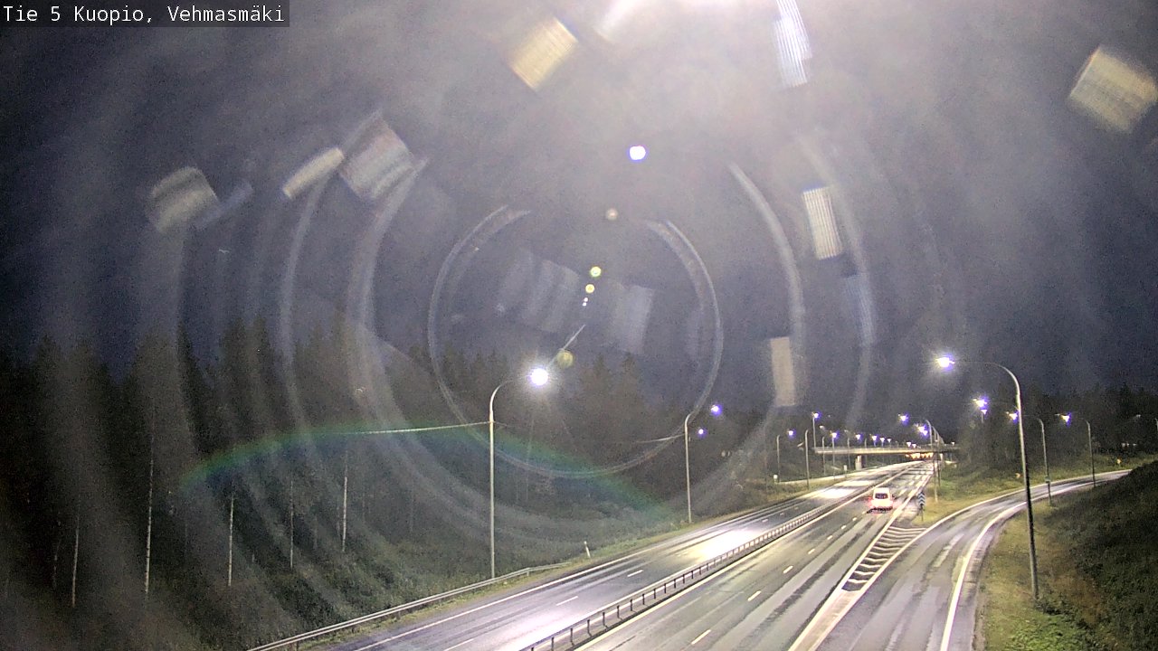 Weather Camera Image Road 5 Kuopio, Vehmasmäki, Kuopio, Pohjois-Savo