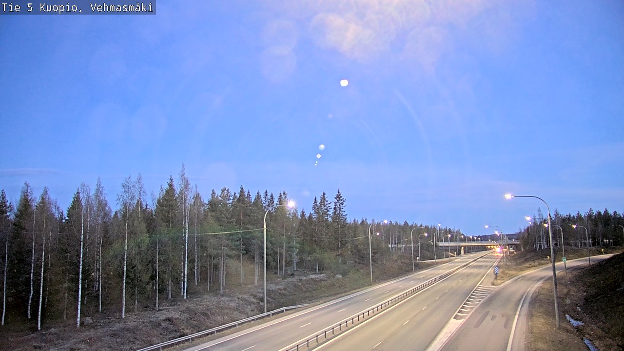 Kelikamerat Kuva Tie 5 Kuopio, Vehmasmäki, Kuopio, Pohjois-Savo