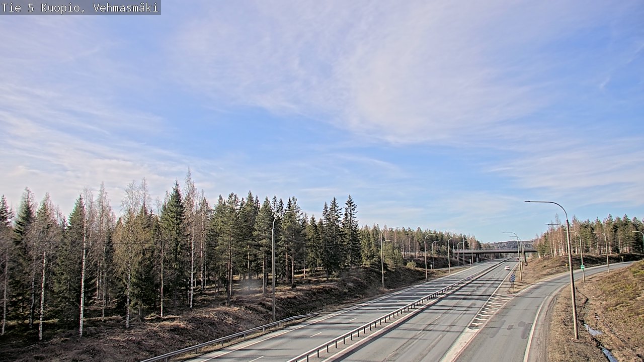 Kelikamerat Kuva Tie 5 Kuopio, Vehmasmäki, Kuopio, Pohjois-Savo