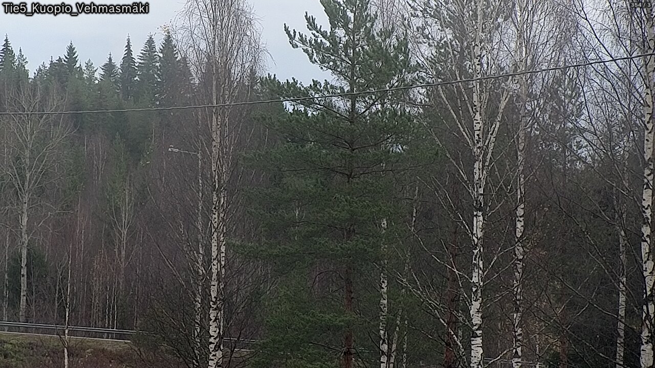Weather Camera Image Väg 5 Kuopio, Vehmasmäki, Kuopio, Pohjois-Savo