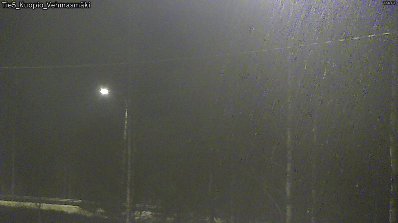 Weather Camera Image Väg 5 Kuopio, Vehmasmäki, Kuopio, Pohjois-Savo