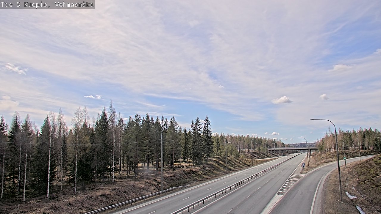 Kelikamerat Kuva Tie 5 Kuopio, Vehmasmäki, Kuopio, Pohjois-Savo