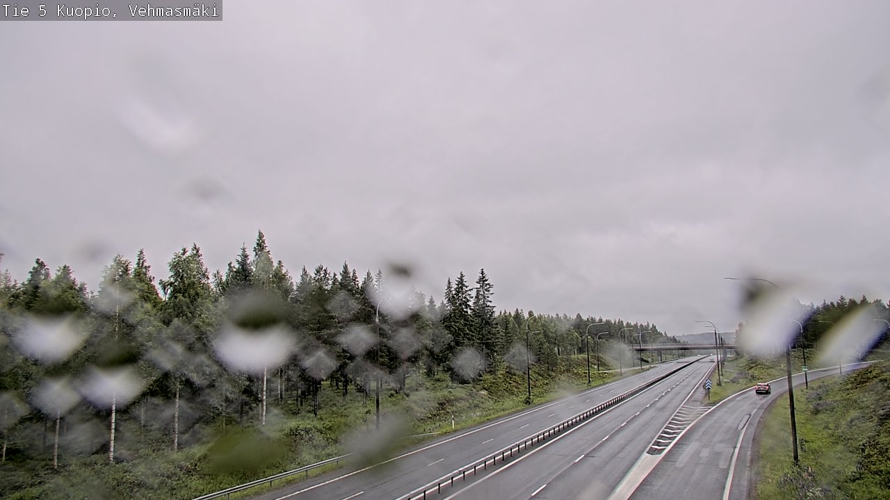 Weather Camera Image Väg 5 Kuopio, Vehmasmäki, Kuopio, Pohjois-Savo