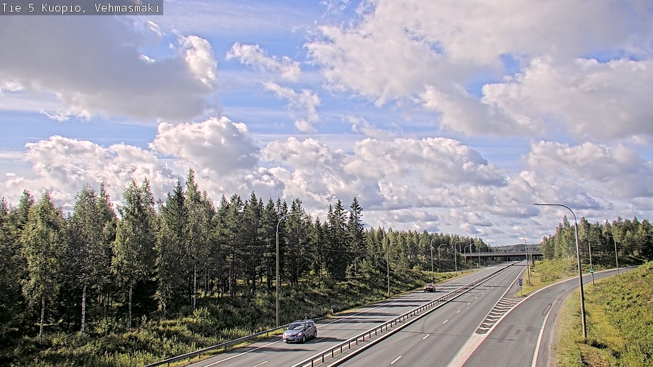 Kelikamerat Kuva Tie 5 Kuopio, Vehmasmäki, Kuopio, Pohjois-Savo