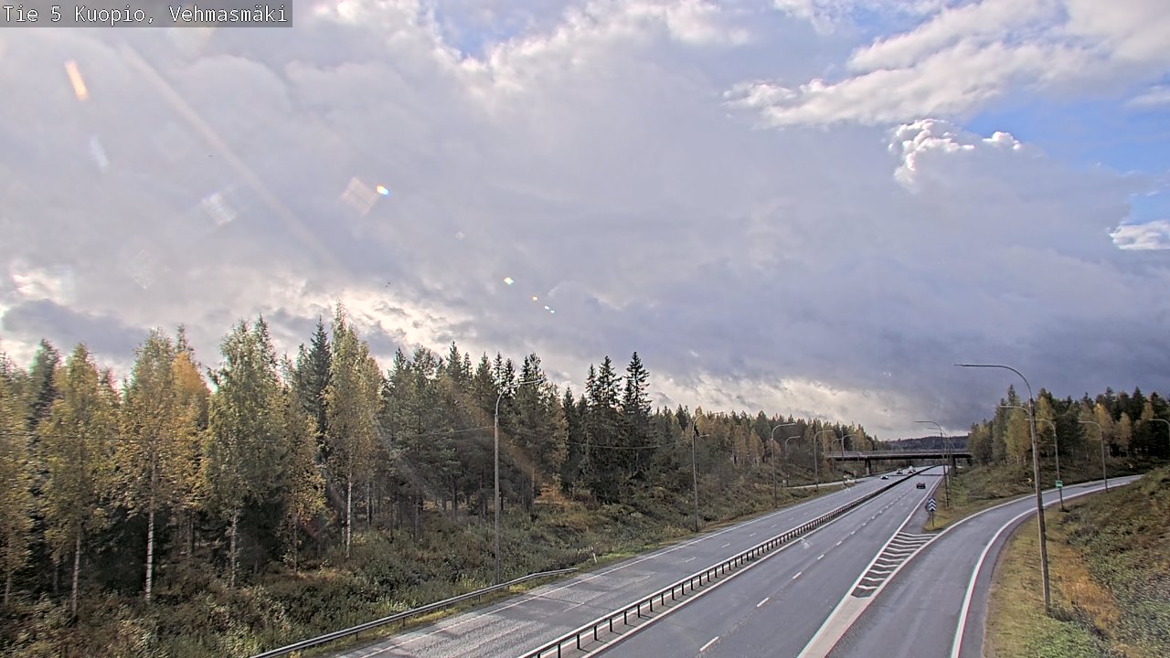 Weather Camera Image Road 5 Kuopio, Vehmasmäki, Kuopio, Pohjois-Savo