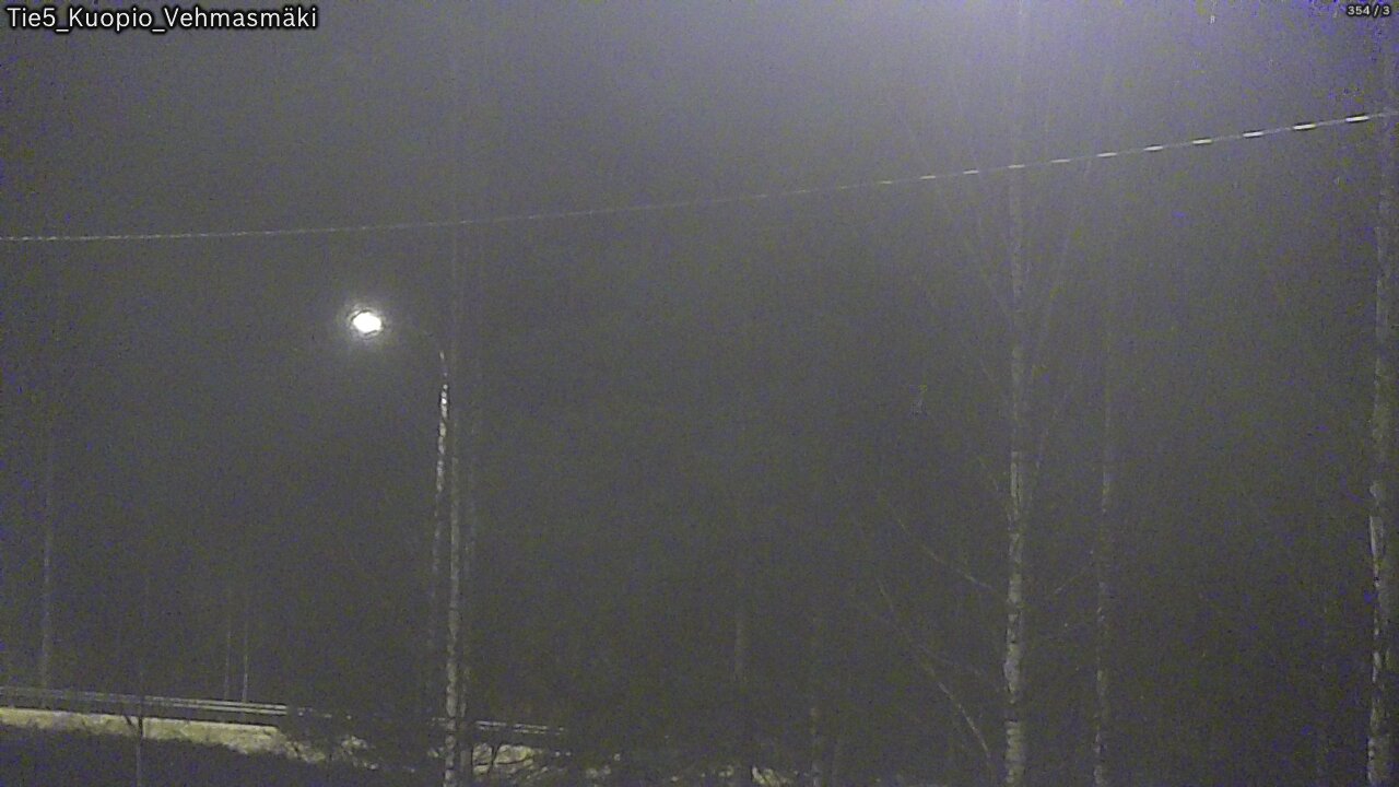 Weather Camera Image Väg 5 Kuopio, Vehmasmäki, Kuopio, Pohjois-Savo