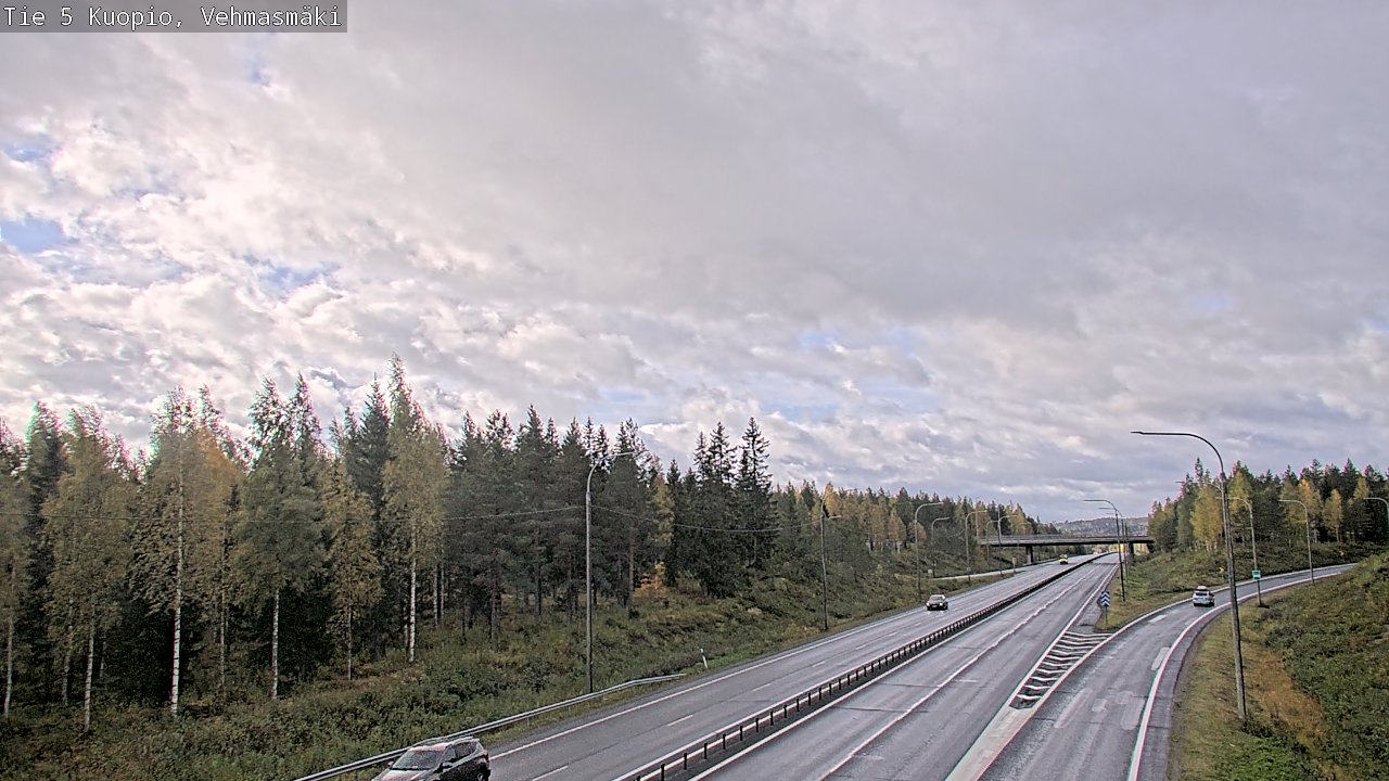 Kelikamerat Kuva Tie 5 Kuopio, Vehmasmäki, Kuopio, Pohjois-Savo