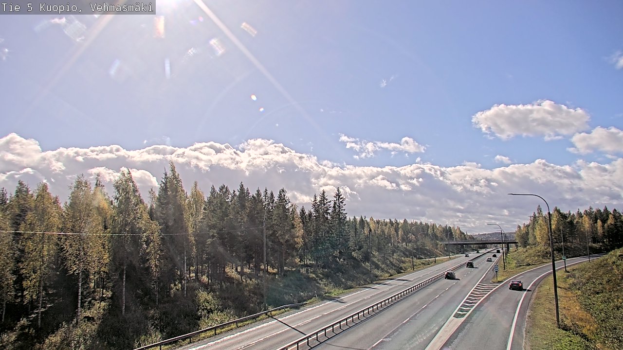 Kelikamerat Kuva Tie 5 Kuopio, Vehmasmäki, Kuopio, Pohjois-Savo