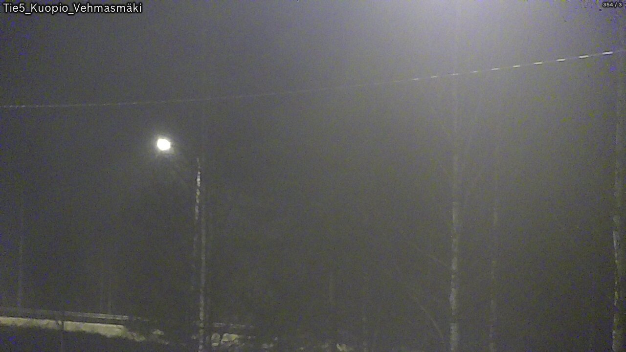 Weather Camera Image Road 5 Kuopio, Vehmasmäki, Kuopio, Pohjois-Savo