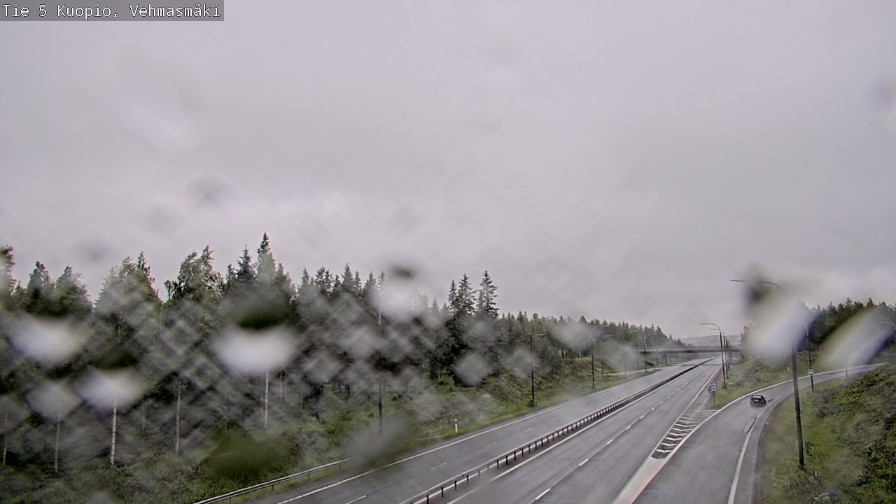 Weather Camera Image Väg 5 Kuopio, Vehmasmäki, Kuopio, Pohjois-Savo