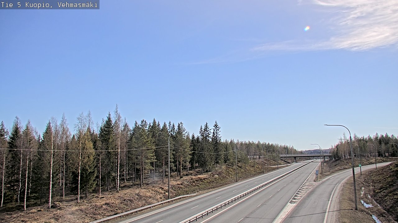 Kelikamerat Kuva Tie 5 Kuopio, Vehmasmäki, Kuopio, Pohjois-Savo
