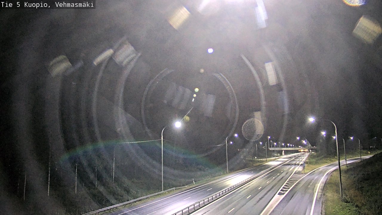 Weather Camera Image Road 5 Kuopio, Vehmasmäki, Kuopio, Pohjois-Savo