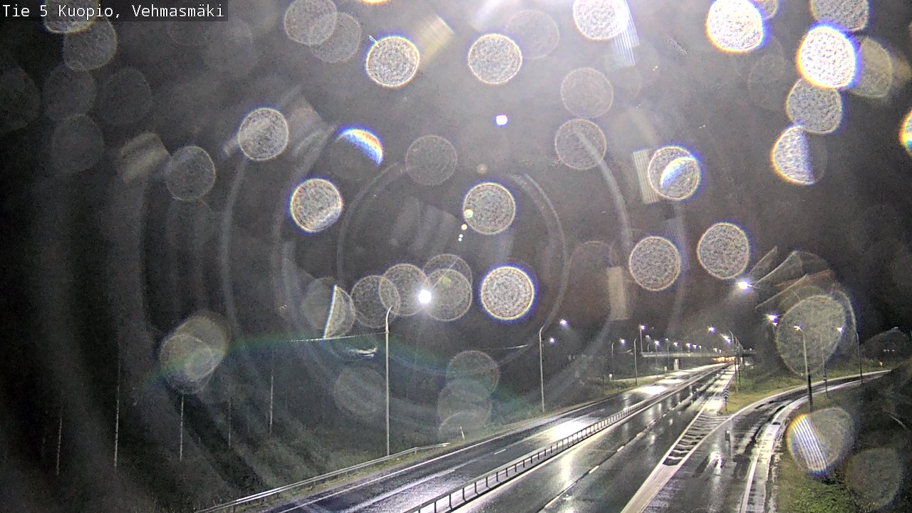 Weather Camera Image Road 5 Kuopio, Vehmasmäki, Kuopio, Pohjois-Savo