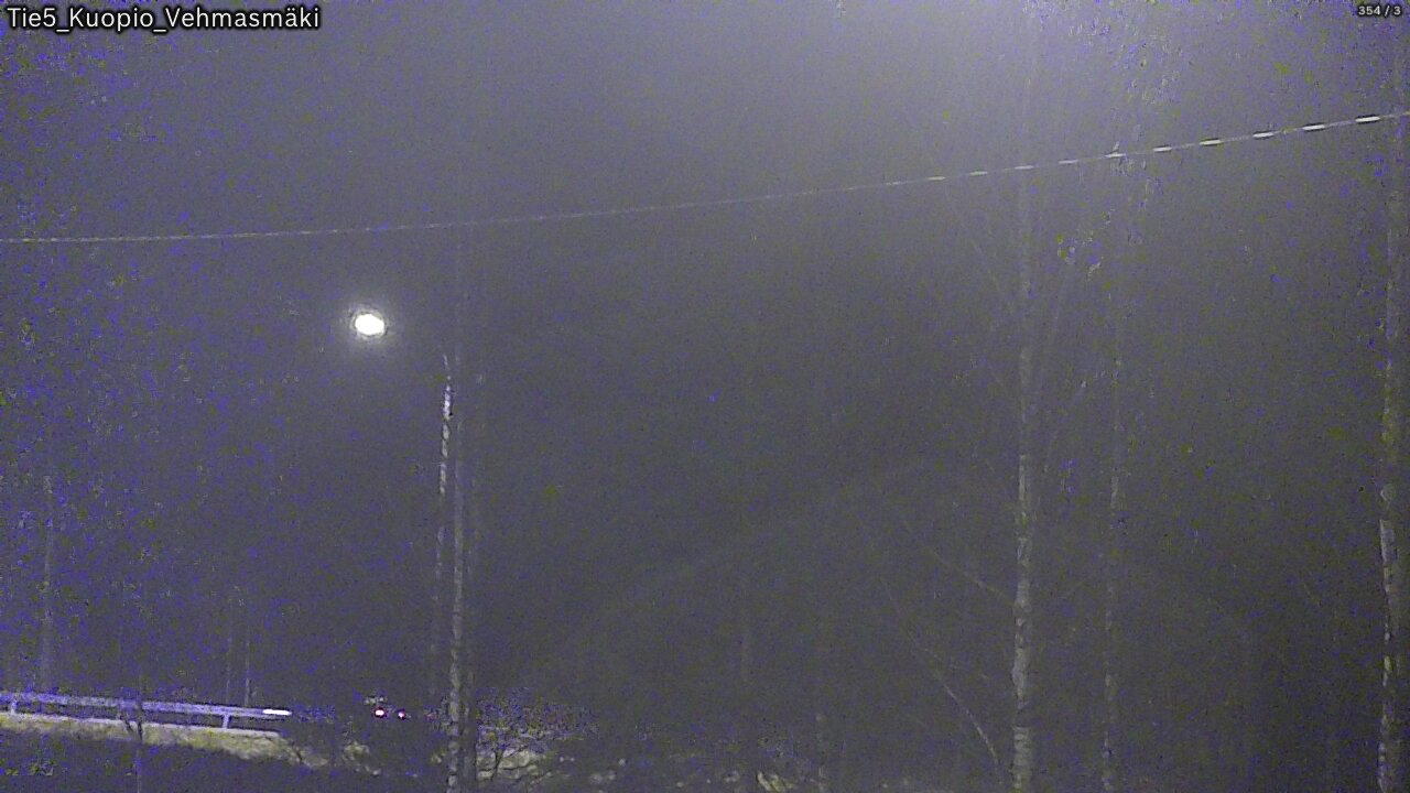 Weather Camera Image Väg 5 Kuopio, Vehmasmäki, Kuopio, Pohjois-Savo