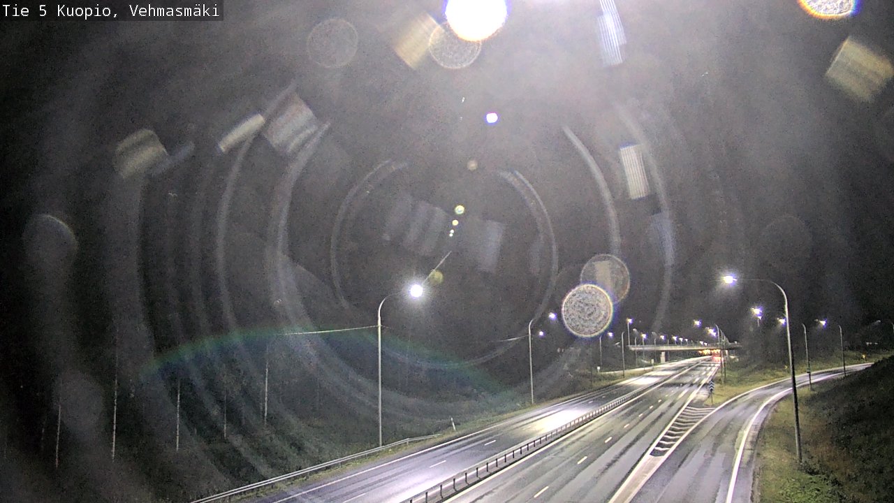 Weather Camera Image Road 5 Kuopio, Vehmasmäki, Kuopio, Pohjois-Savo