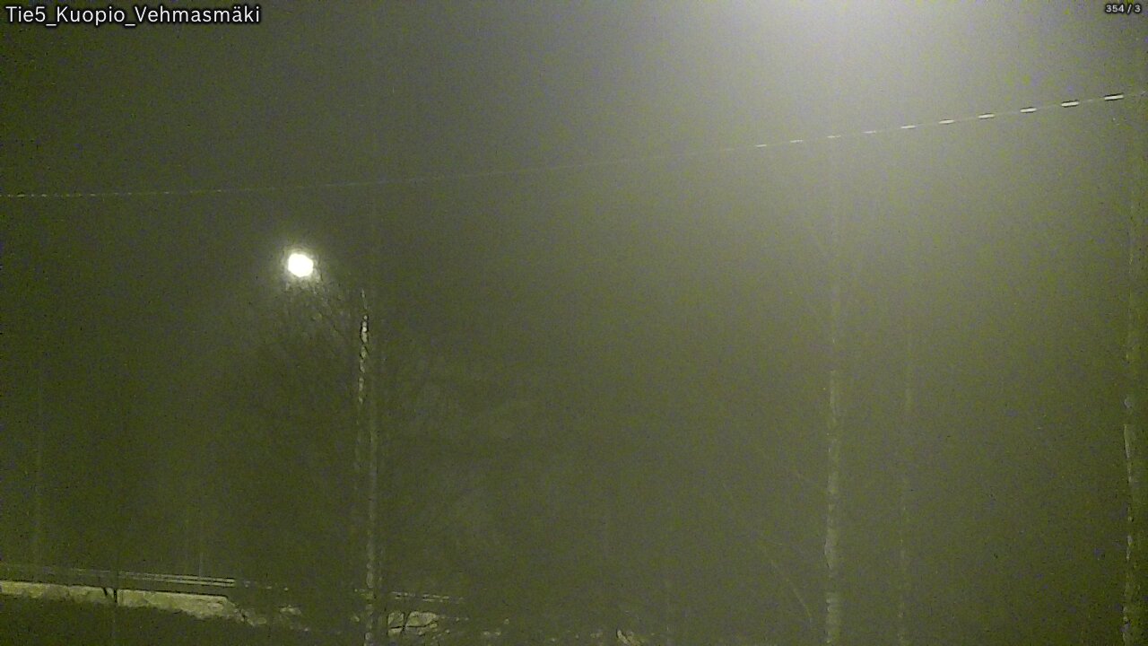 Weather Camera Image Road 5 Kuopio, Vehmasmäki, Kuopio, Pohjois-Savo