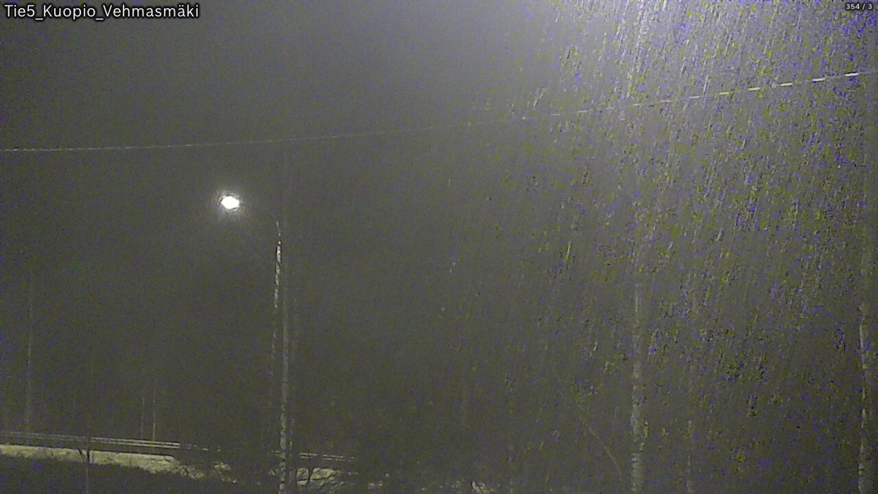 Weather Camera Image Väg 5 Kuopio, Vehmasmäki, Kuopio, Pohjois-Savo