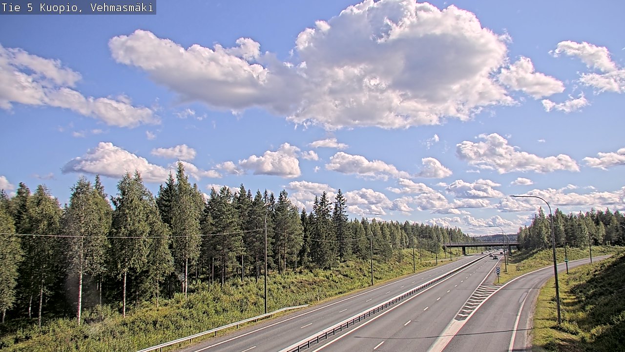 Kelikamerat Kuva Tie 5 Kuopio, Vehmasmäki, Kuopio, Pohjois-Savo