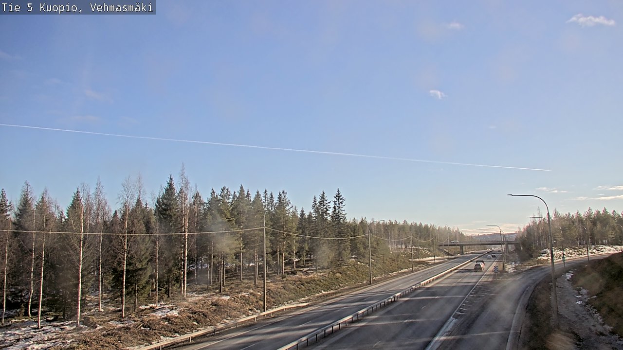 Kelikamerat Kuva Tie 5 Kuopio, Vehmasmäki, Kuopio, Pohjois-Savo