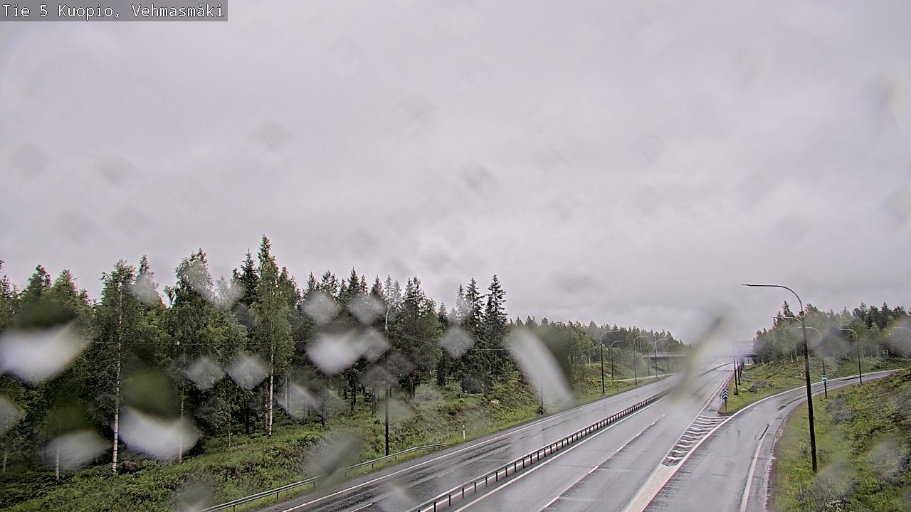 Weather Camera Image Väg 5 Kuopio, Vehmasmäki, Kuopio, Pohjois-Savo