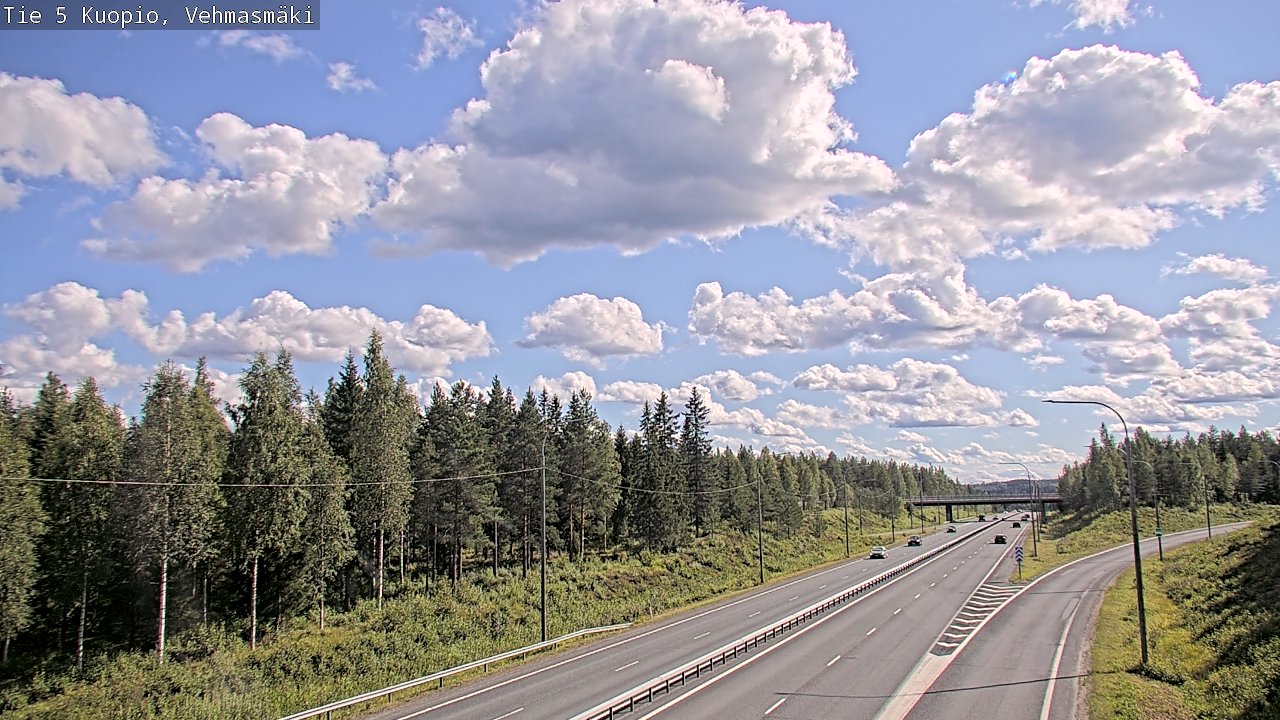 Kelikamerat Kuva Tie 5 Kuopio, Vehmasmäki, Kuopio, Pohjois-Savo