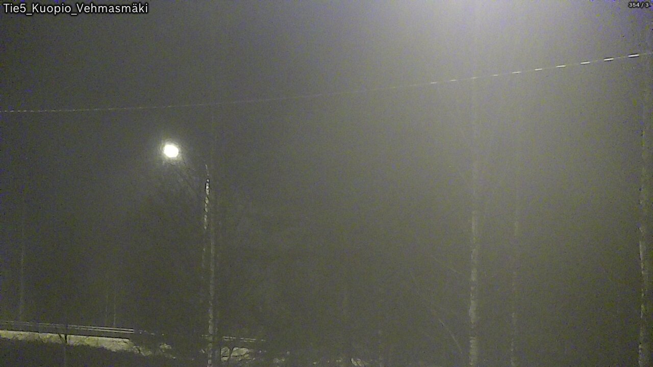 Weather Camera Image Road 5 Kuopio, Vehmasmäki, Kuopio, Pohjois-Savo