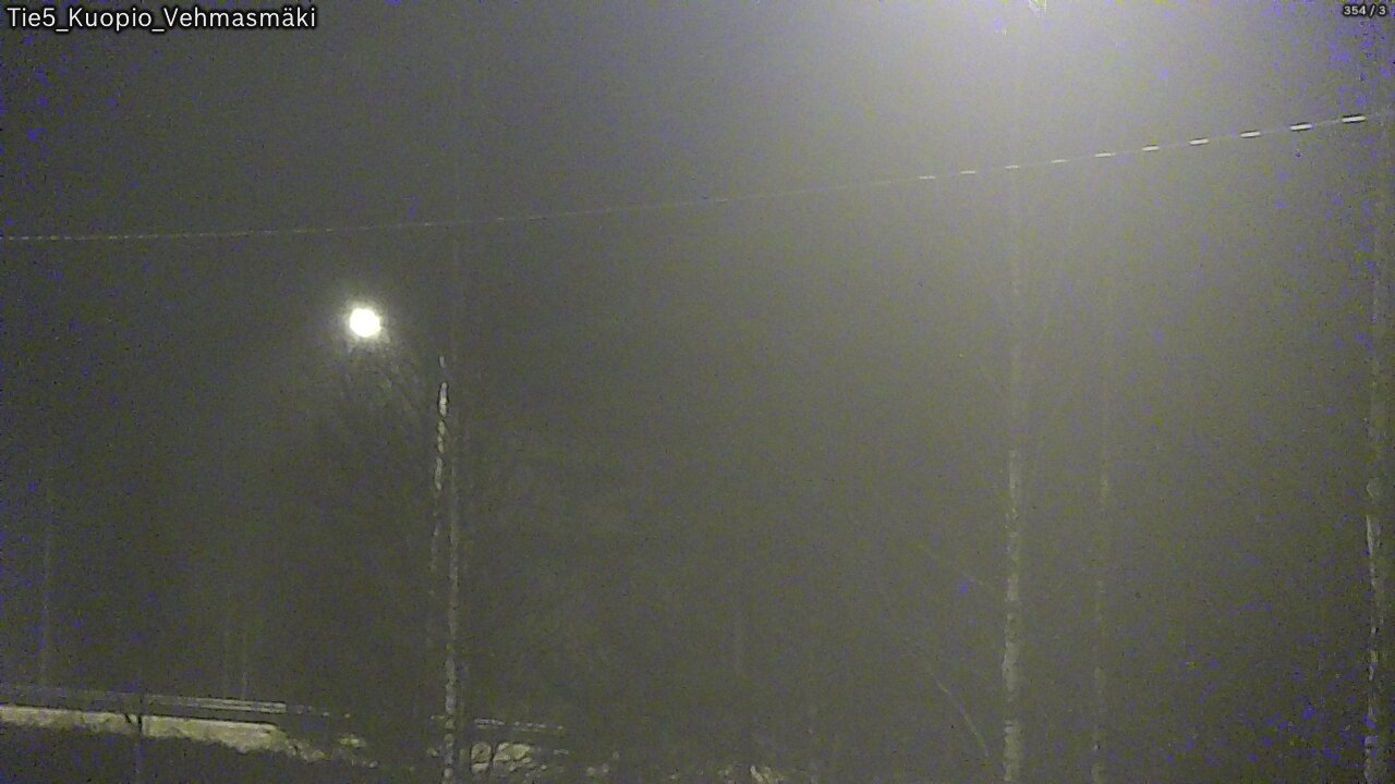 Weather Camera Image Road 5 Kuopio, Vehmasmäki, Kuopio, Pohjois-Savo