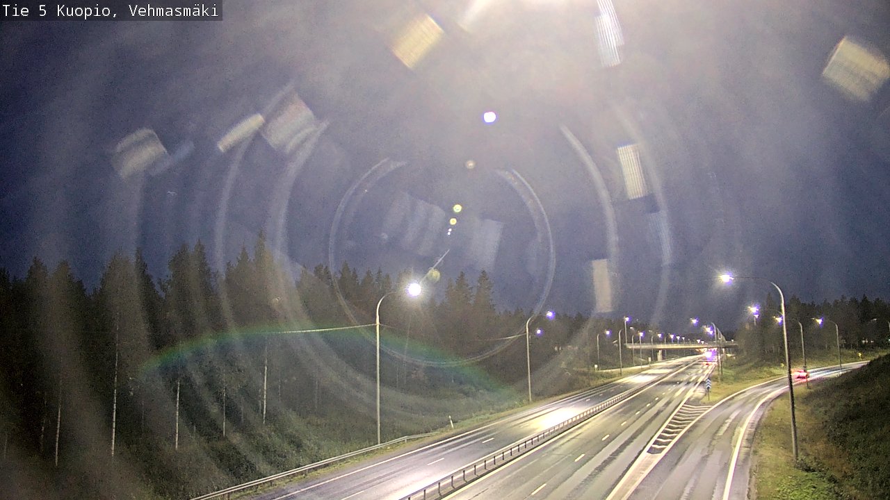 Weather Camera Image Road 5 Kuopio, Vehmasmäki, Kuopio, Pohjois-Savo