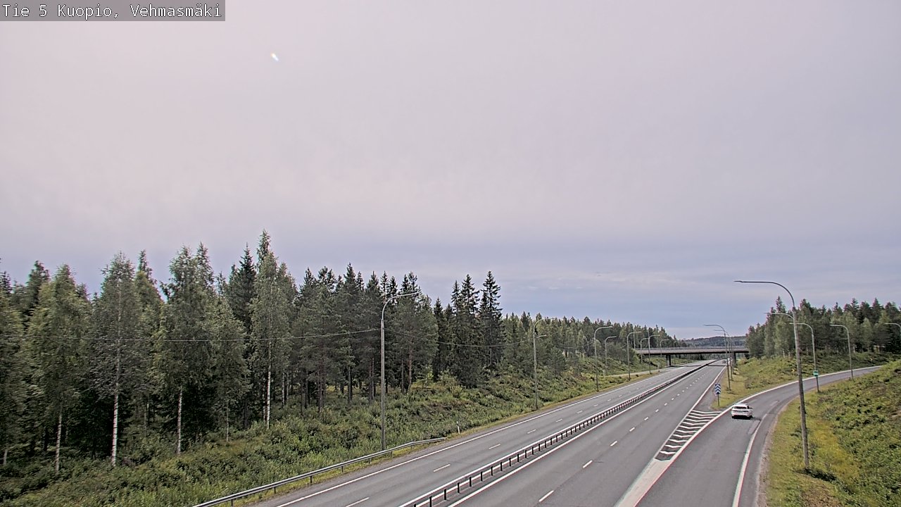 Weather Camera Image Väg 5 Kuopio, Vehmasmäki, Kuopio, Pohjois-Savo