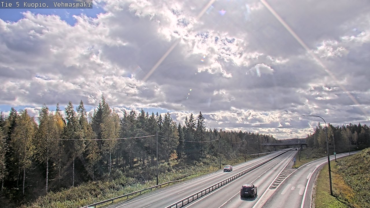 Kelikamerat Kuva Tie 5 Kuopio, Vehmasmäki, Kuopio, Pohjois-Savo