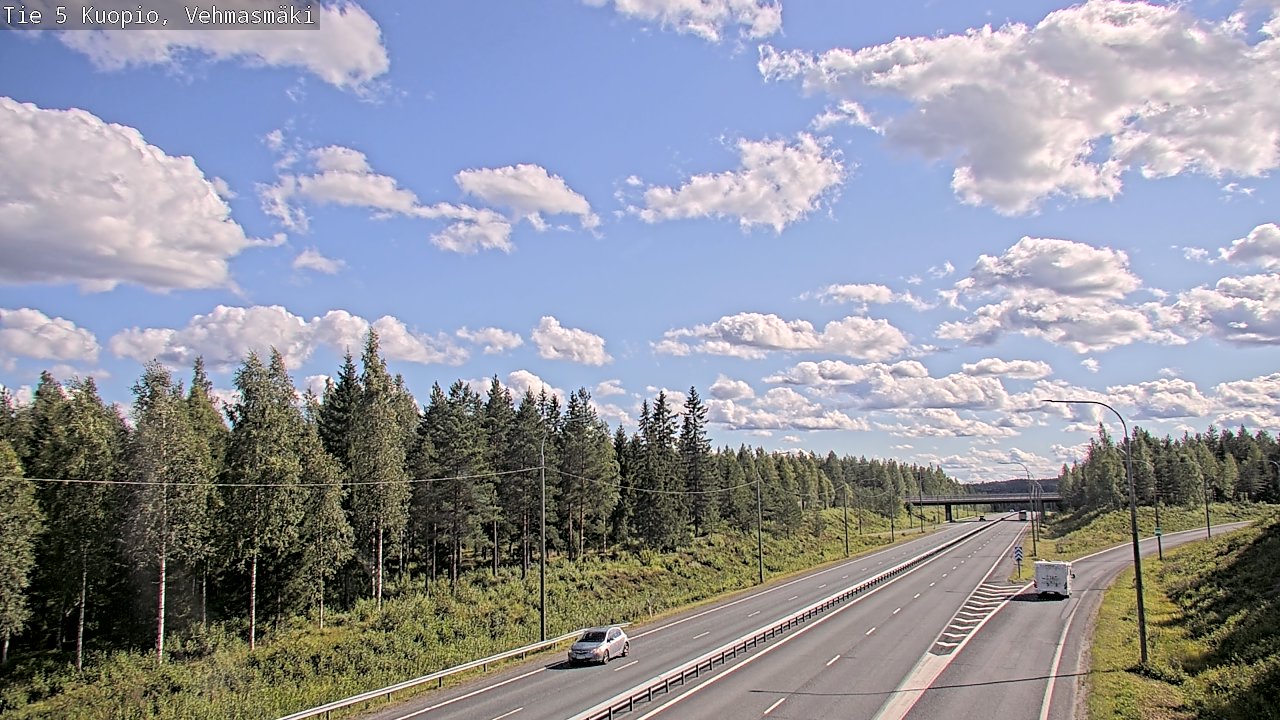 Kelikamerat Kuva Tie 5 Kuopio, Vehmasmäki, Kuopio, Pohjois-Savo