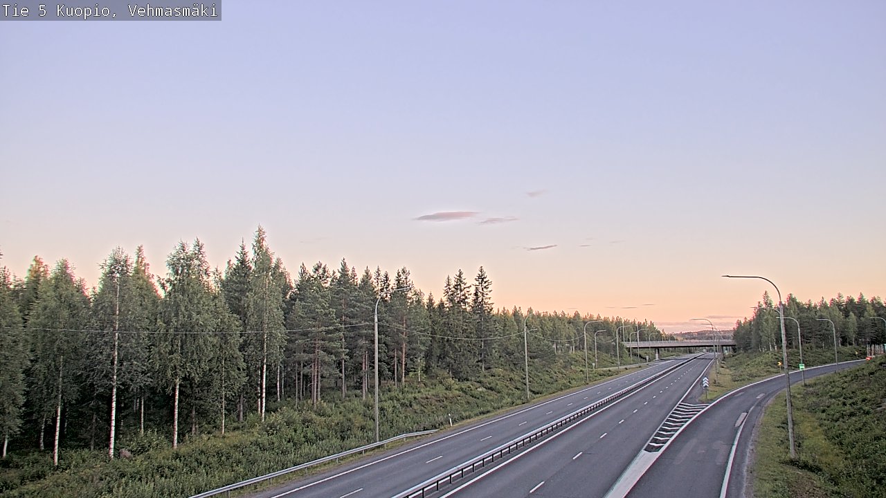 Kelikamerat Kuva Tie 5 Kuopio, Vehmasmäki, Kuopio, Pohjois-Savo