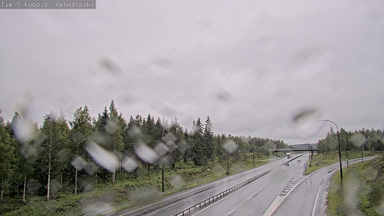 Weather Camera Image Väg 5 Kuopio, Vehmasmäki, Kuopio, Pohjois-Savo