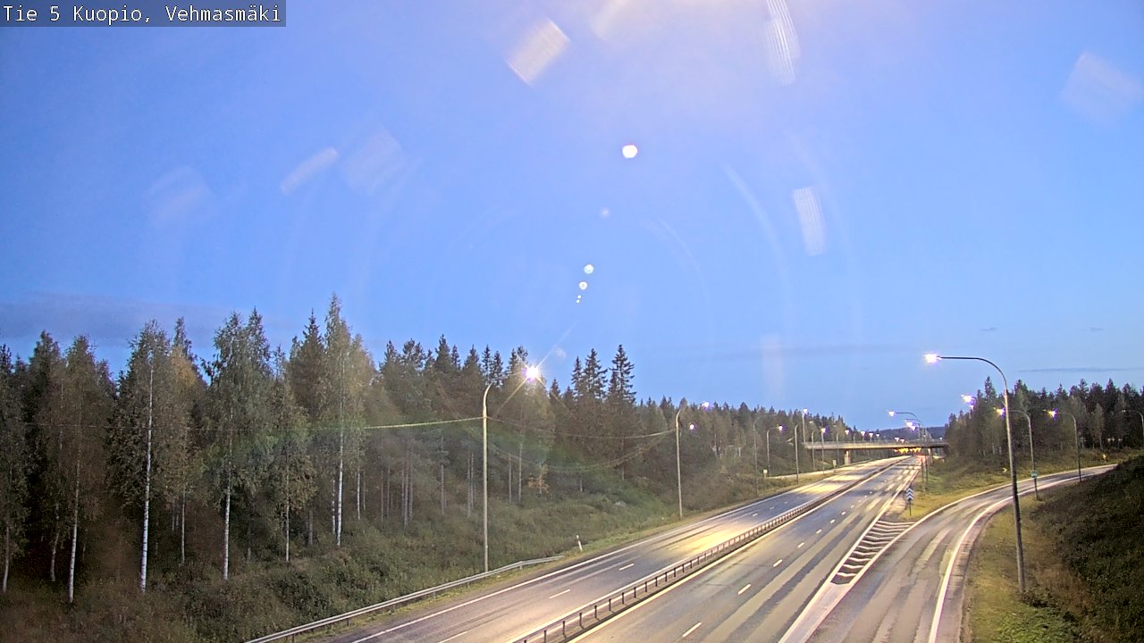 Weather Camera Image Road 5 Kuopio, Vehmasmäki, Kuopio, Pohjois-Savo