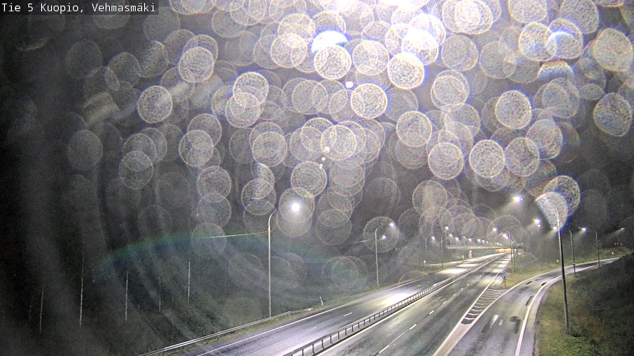 Weather Camera Image Road 5 Kuopio, Vehmasmäki, Kuopio, Pohjois-Savo