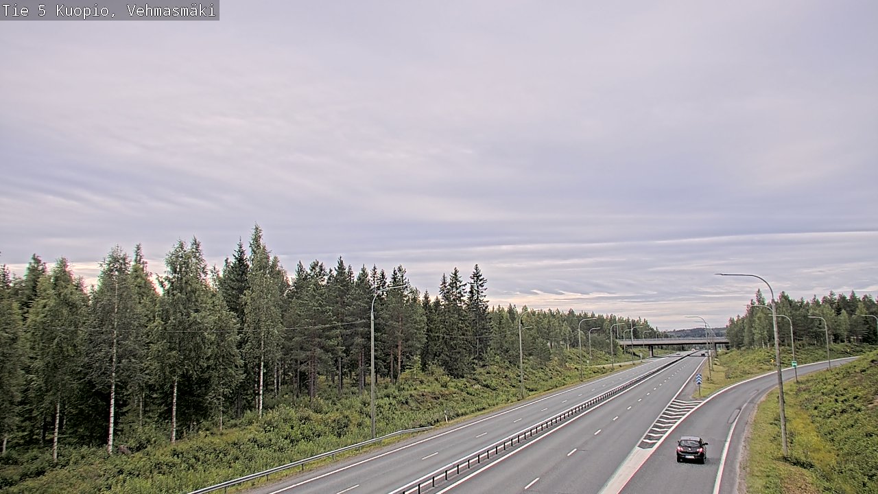 Weather Camera Image Väg 5 Kuopio, Vehmasmäki, Kuopio, Pohjois-Savo