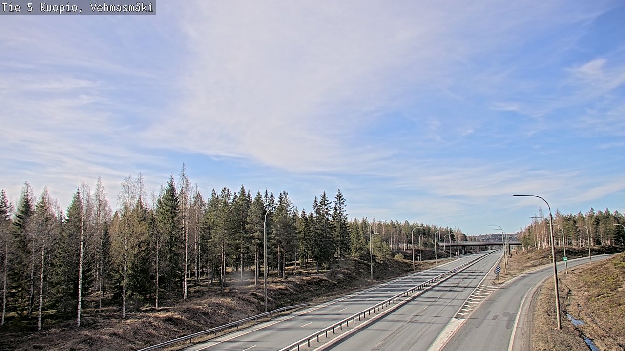 Kelikamerat Kuva Tie 5 Kuopio, Vehmasmäki, Kuopio, Pohjois-Savo