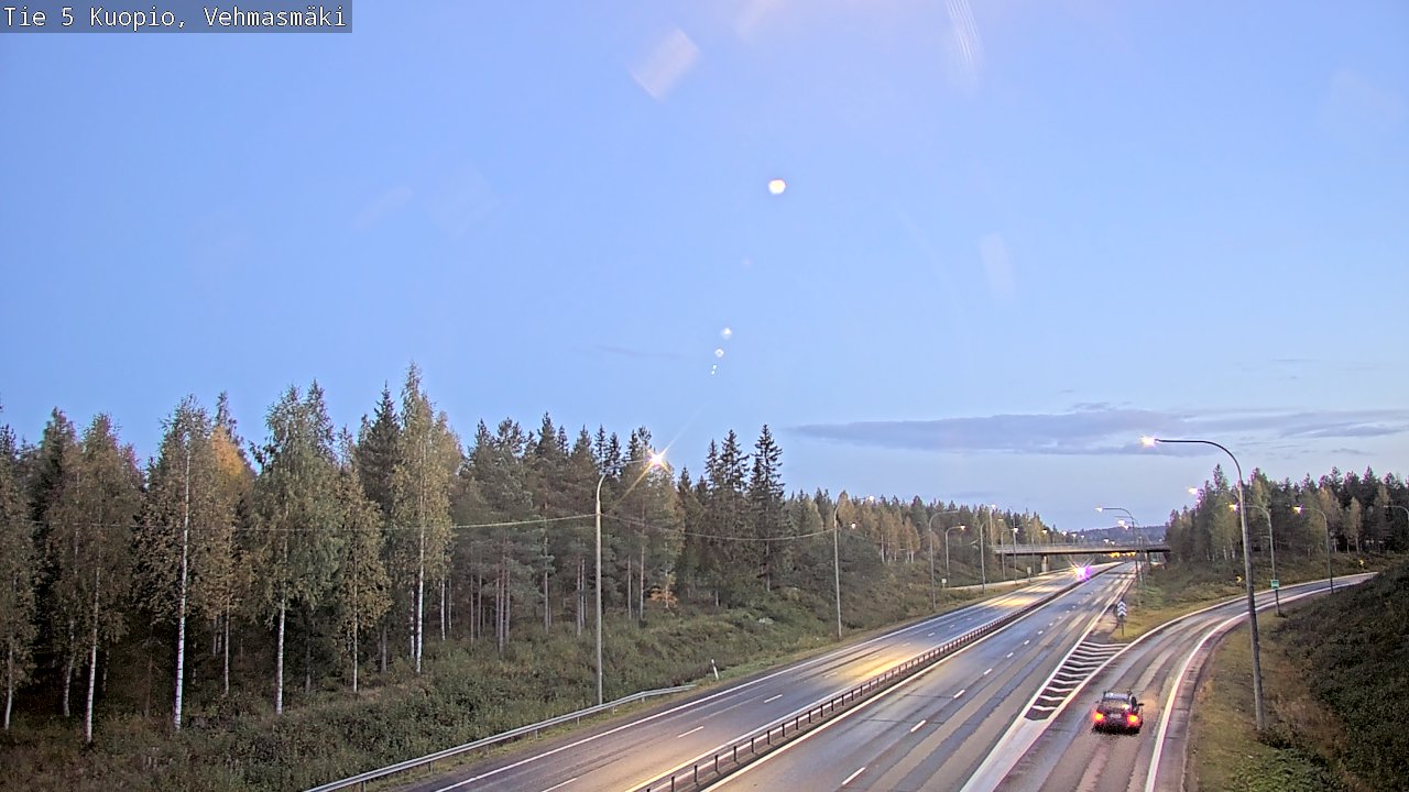 Weather Camera Image Road 5 Kuopio, Vehmasmäki, Kuopio, Pohjois-Savo